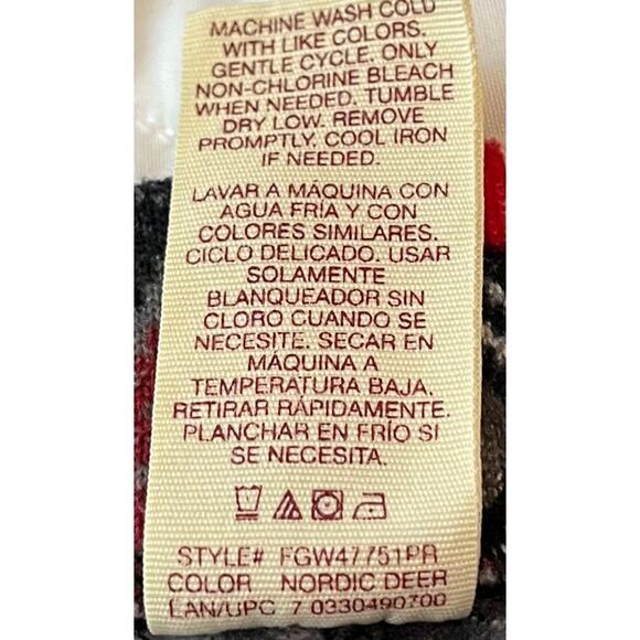 TWO (2) FADED GLORY PAJAMA BOTTOMS, WOMENS-3X (22W-24W)-NAVY BLUE RED GREY BLACK - Picture 9 of 9